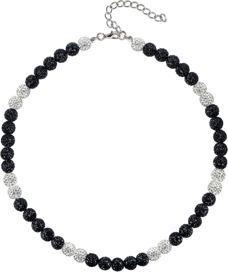 SUPBOMM Baseball Ice Necklace, Bling Beaded Necklaces, Drip Chain, League Team Colors Gifts for Men - Image 1